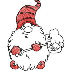 Stickdatei - Winter Gnom 6